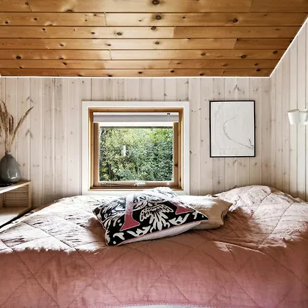 House By Forest And Roskilde Fjord's Waves *