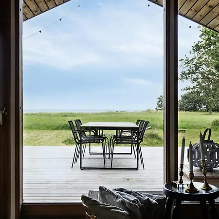 House By Forest And Roskilde Fjord's Waves *