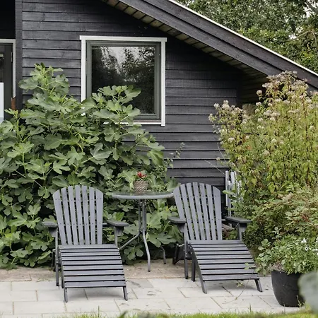 House By Forest And Roskilde Fjord's Waves
