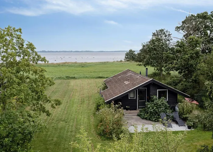 House By Forest And Roskilde Fjord's Waves Jægerspris