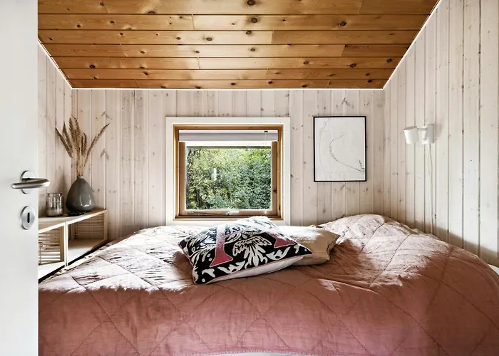 House By Forest And Roskilde Fjord's Waves *